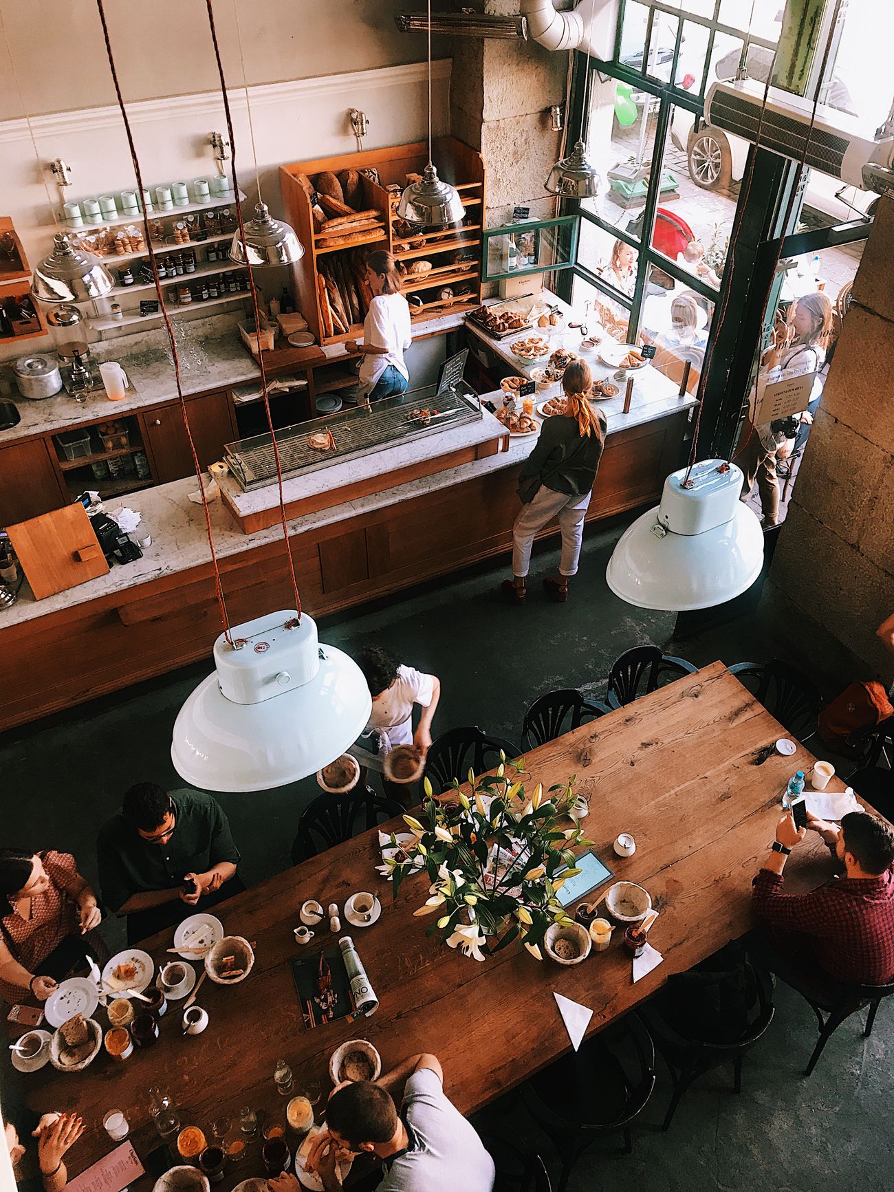 Welcoming restaurant and lounge interior